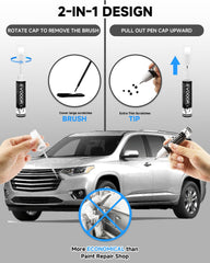 EVOOOR 2-in-1 design close-up highlighting precision tip and brush