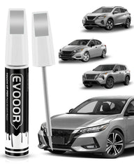 EVOOOR Nissan Brilliant Silver Metallic cap shows precise color match for touch ups