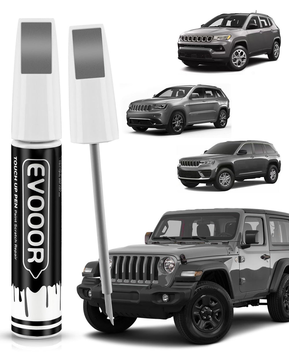 EVOOOR PDN Sting Gray cap on for precise color matching touch-ups