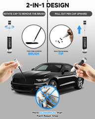 EVOOOR UH Tuxedo Black pen brush tip for controlled scratch coverage