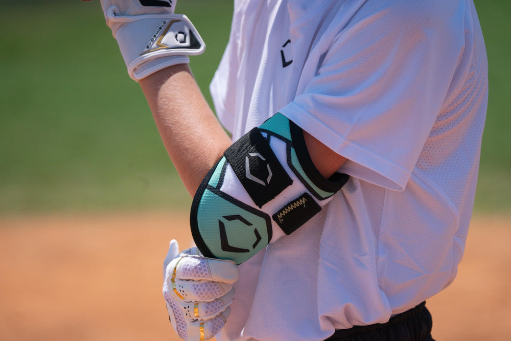 Size guide for EvoShield SRZ-2 Seafoam youth elbow guard