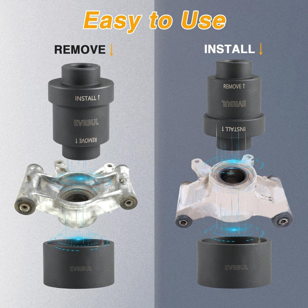 EVRBUL part numbers help locate compatible hub and bearing replacements.