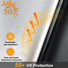 EVRBUL cover uses silver coating for UV protection and dust reduction