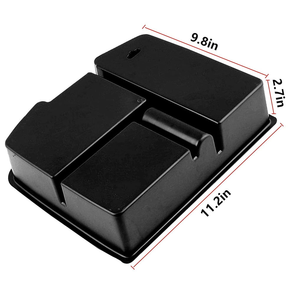 EVTIME ABS matte tray highlights durable, scratch-resistant surface in car.