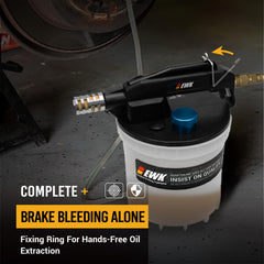 EWK containment design minimizes drips and mess during service.