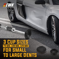 No glue needed with EWK dent puller—quick setup and clean repairs.