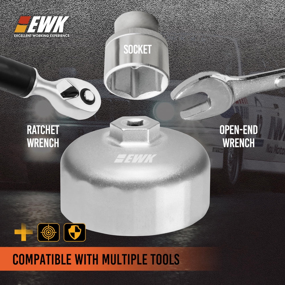 Removes tight caps in professional shop settings