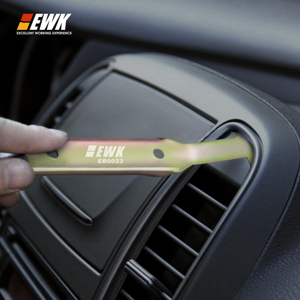 EWK thin beveled edge protects trim during prying to reduce marks.