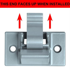 EXCELFU awning bracket set ships without hardware for flexible install