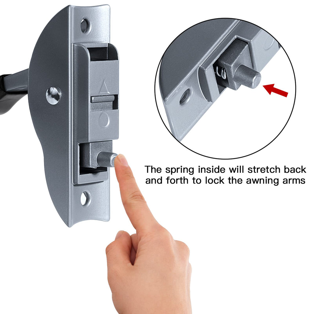 Installation steps showing rivet alignment for easy DIY replacement