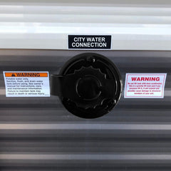 EXCELFU RV city water inlet dust plug keeps debris out when not in use