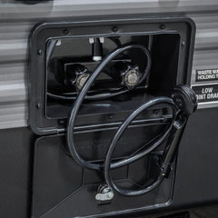 EXCELFU indoor-outdoor compatibility supports versatile RV shower setups