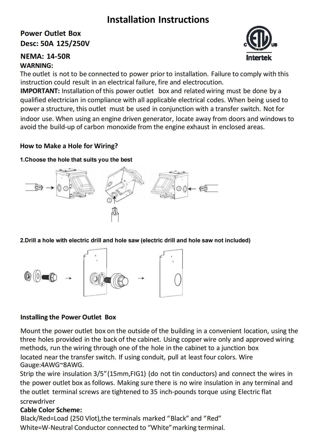 EXCELFU swing cover installation guide emphasizing easy access