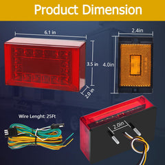 EXERAUO amber marker lights add extra daytime signaling and visibility