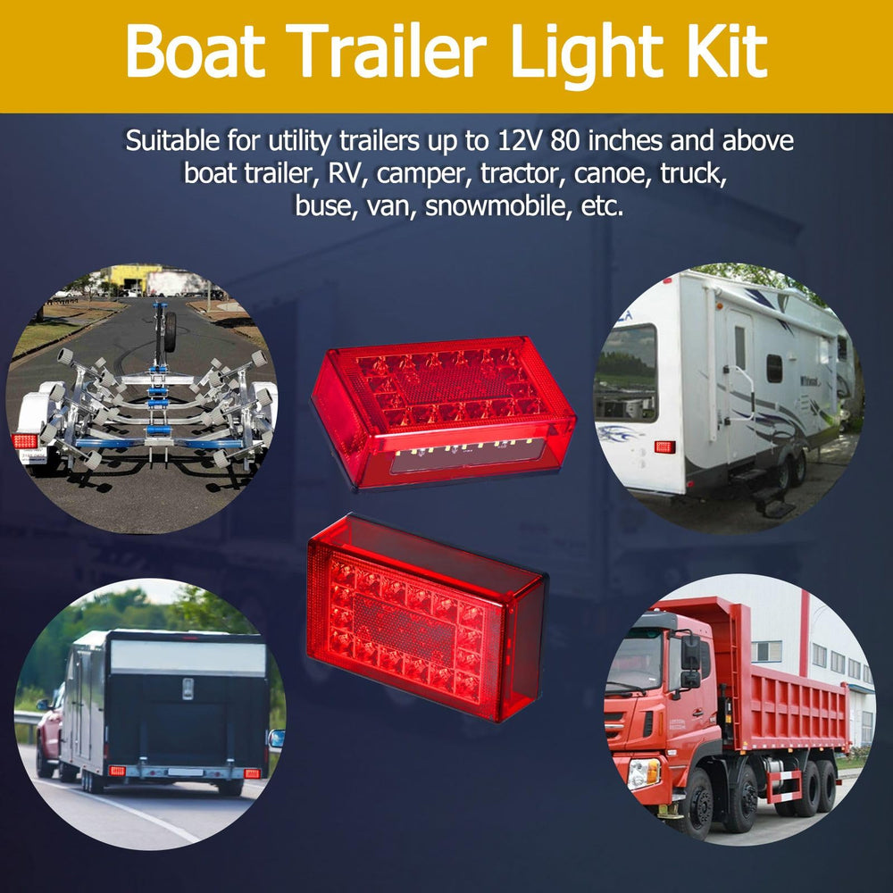 EXERAUO durable, weatherproof trailer light housing designed for harsh conditions
