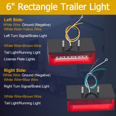 EXERAUO submersible boat trailer light housing with sealed circuit board