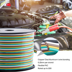 EXERAUO waterproof boat trailer wire suitable for outdoor use.