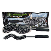 ExoForma Bendable Brush Set large brush front view for thorough wheel cleaning.