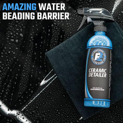 ExoForma Ceramic Detailer hydrophobic-beading reinforces dirt resistance and easy-clean performance.