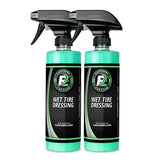 ExoForma Wet Tire Dressing Spray creates a dramatic wet-look shine for tires.