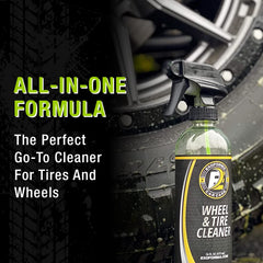 ExoForma Wheel and Tire Cleaner foaming action for fast coverage