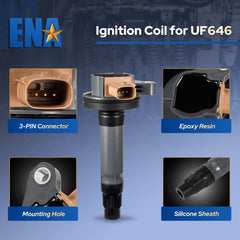 Expedition 3.5L coil pack UF646 engine bay view