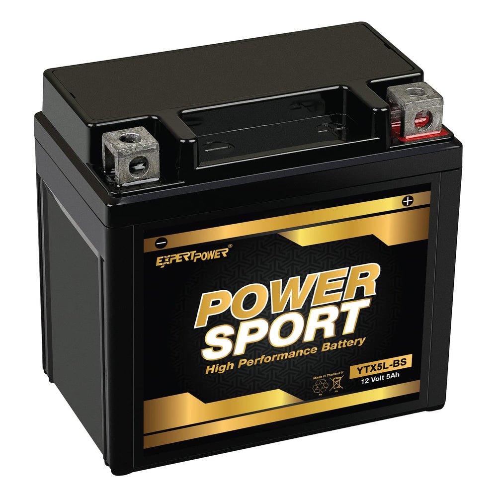 ExpertPower YTX5L-BS battery, 12V 5Ah, ready for installation.