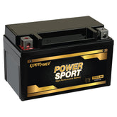 ExpertPower YTX7A-BS 12V 7Ah AGM battery powering reliable motorcycle starts in all weather