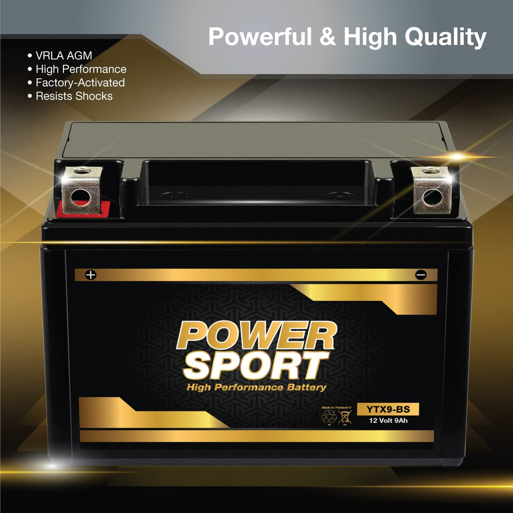 ExpertPower YTX9-BS 180 CCA label emphasizes strong cold-start power.