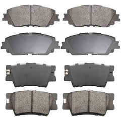 EXPPOWER front-rear ceramic brake pads for Camry 2018-2020 with low dust and smooth stopping