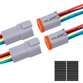 Exqutoo DT connector pair 6-pin ready for automotive use.