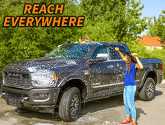 EXTEND-A-REACH microfiber RV wash mop for gentle lifting of dirt.