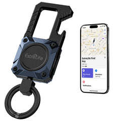 ExtreLife Keychain with Apple Find My integration for quick item location.