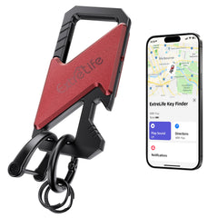 ExtreLife keychain with Apple Find My integration tracks real-time location.