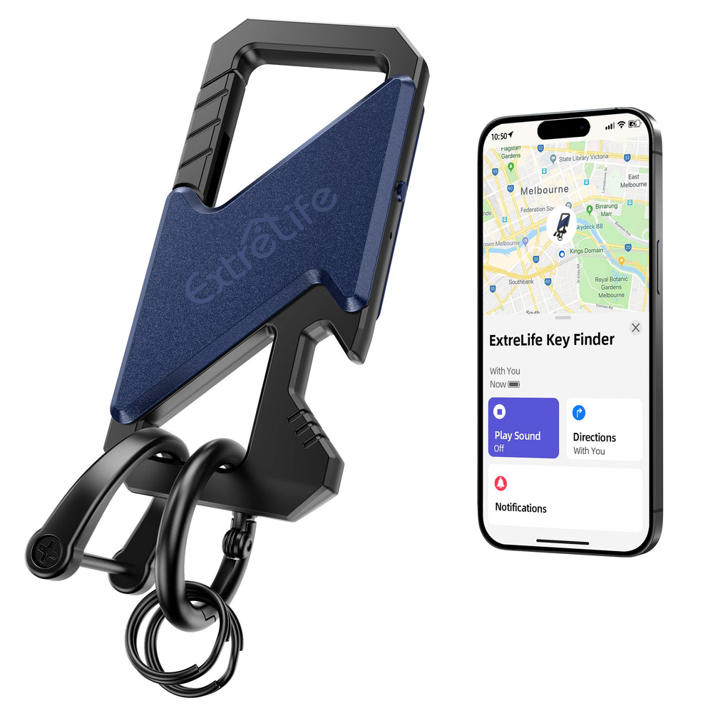 ExtreLife keychain with Apple Find My real-time location for easy tracking