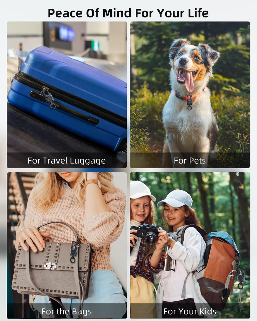 ExtreLife tracker suitable for keys, luggage, backpacks, and travel.