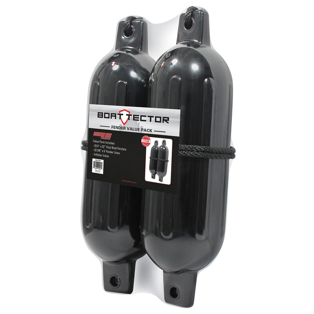 Extreme Max BoatTector fender reinforced ribs emphasize durability and abrasion protection.