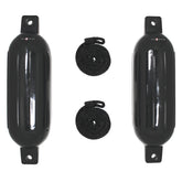 Extreme Max BoatTector fender value 2-pack protects boats during docking with durable 6.5 x 22 inch design.