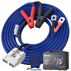 ExtreSpo jumper cables with quick-connect plug for rapid roadside boosts