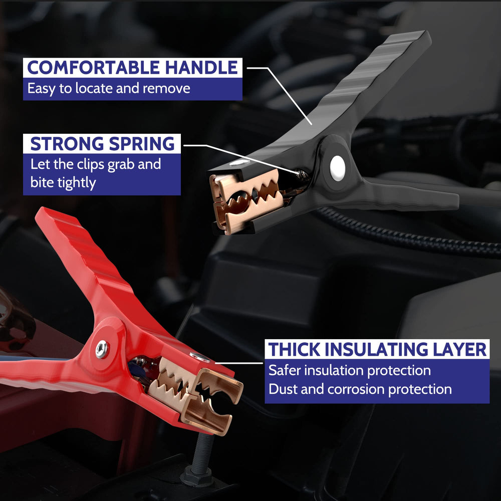 ExtreSpo jumper cable clip with serrated teeth design for secure connections.