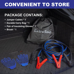 ExtreSpo booster cables handle high current with reduced tangling