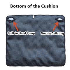 EXUIKO cushion ideal for long flights, car trips, and desk work.
