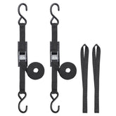 EXVITAL tie down straps with hook cam buckle for secure cargo during travel