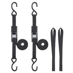 EXVITAL tie down straps with hook cam buckle for secure cargo during travel