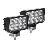 EXZEIT 64W tractor light front beam provides bright night visibility for farm tasks.