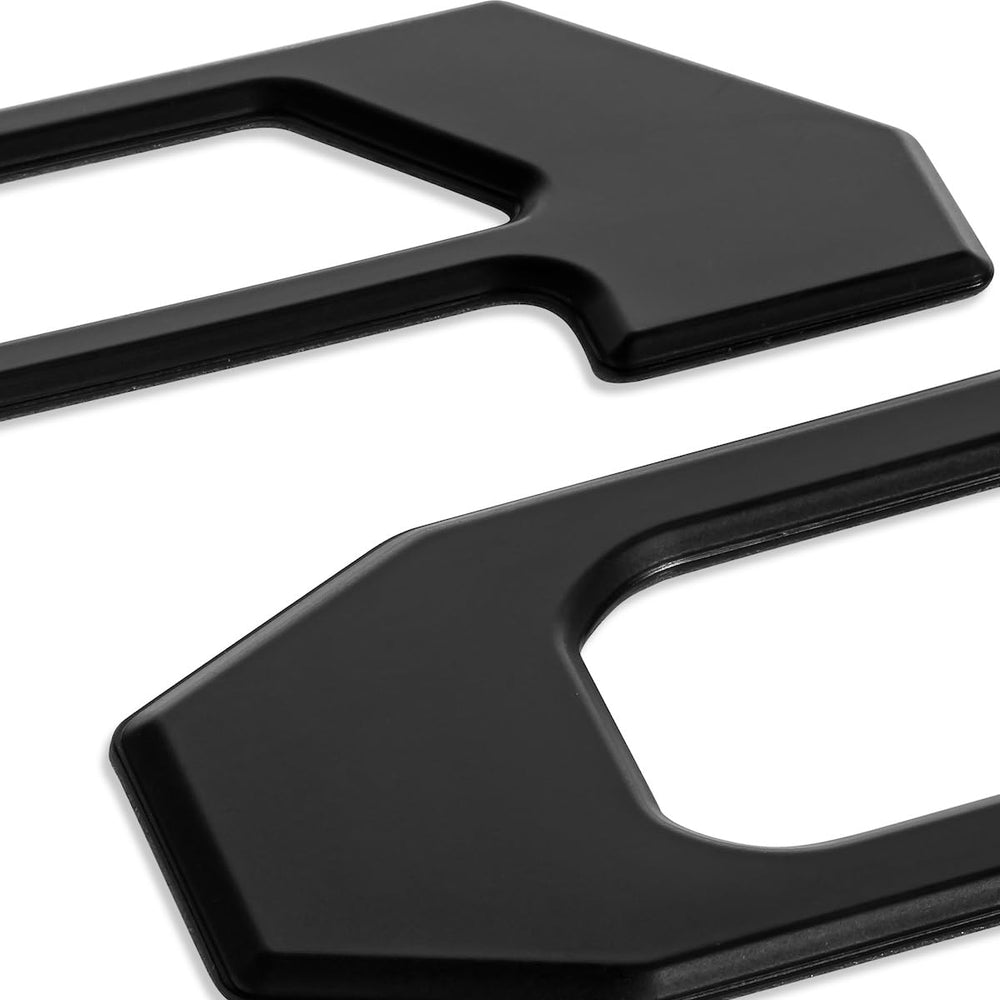 EyeCatcher tailgate letters for Tacoma in satin black finish enhance truck styling