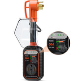 EyGde 50A RV surge protector ensures reliable on-site power.