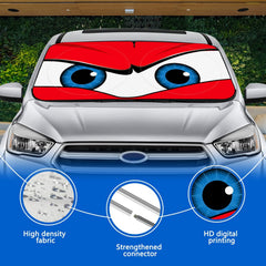 eygeufg Car Eyes Sun Shade Velcro middle to rearview mirror for secure fit