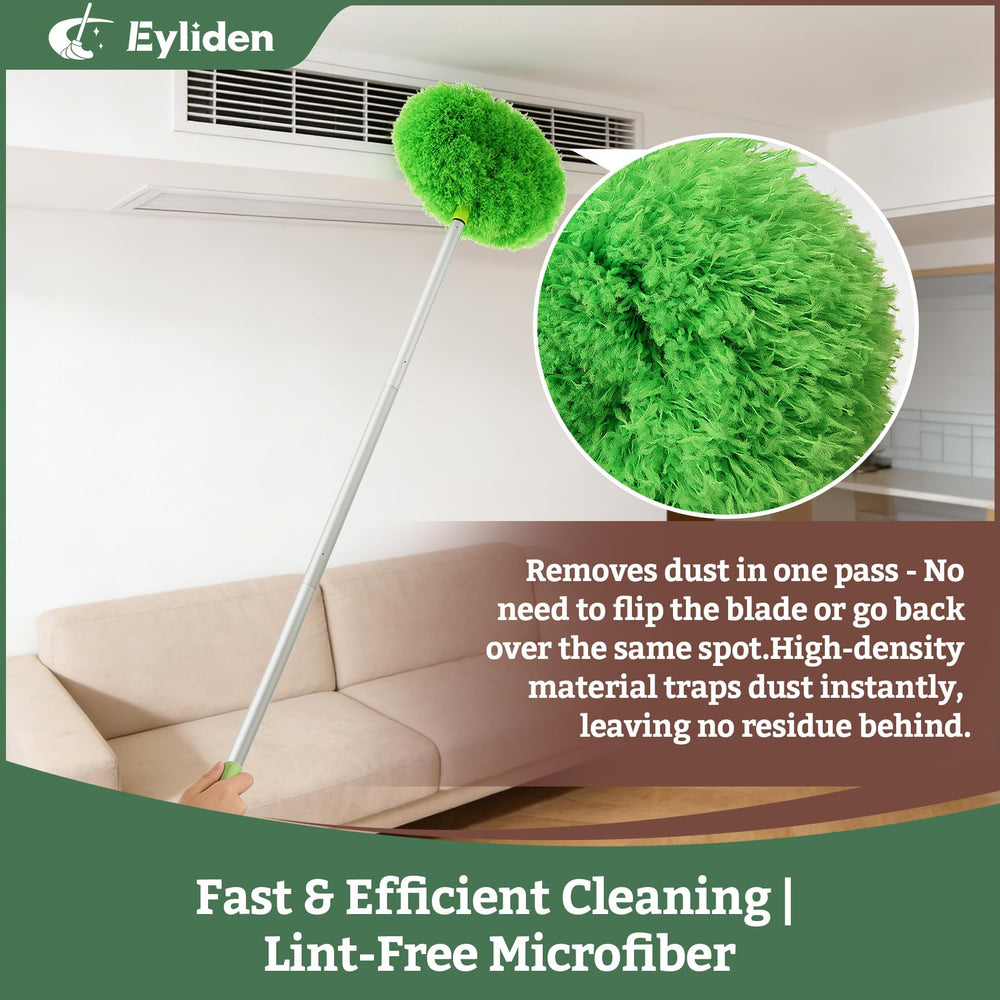 Eyliden duster with hanging hole for compact storage
