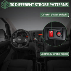 EYPINS strobe kit aluminum back for effective heat dissipation